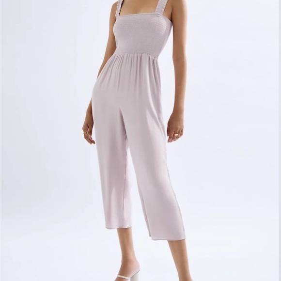 Aritzia Pants - Aritzia Wilfred Lavender Wide Leg Jumpsuit Size Small
